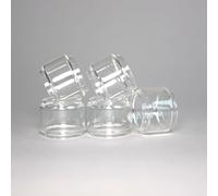 RUIYITECH 5PCS Bubble Glass Tubes for Blaze Pro Max RTA Replacement Glass Tanks