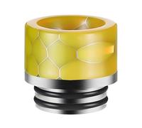 RUIYITECH 810 Drip Tip Stainless Steel 810 Drip Tips for Geekvape Zeus X Z Max Drag 4 Argus GT 2 Uforce L Maat Tank New (Yellow)