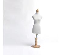 RUIYOR Half scale dress (not adult full size) mini female mannequin for sewing clothes/pattern making seamstress tailoring dummy pattern 1/2 Round bottom