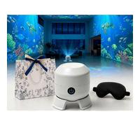 RUIYUE Ceiling Projector Ocean, HD 5D Holographic Night Light with 24 Projection Films, 360 Adjustable Galaxy Star Displ