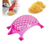 RUIYUE Hedgehog Manual Grater - Small, Handheld Rotary Grater for Hard Cheese, Chocolate, Nuts (Pink)