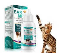 RUIYUNZHUZHU Dog Ear Infection Treatment Dog Ear Drops Ear Mite Treatment For Dog Ear Cleaner for Alleviation Suffering From, Ear Mites, Ear Inflammation Itching and Odours Stinky Stuff