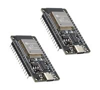 RUIZHI ESP Mini Development Committee, ESP-3-2-S ESP-32-WROOM-32D Module 2.4 GHz WiFi + Bluetooth 2-in-1 Low Power Consumption Solder the CH340 Type-C Connector for Arduino, Pack of 2