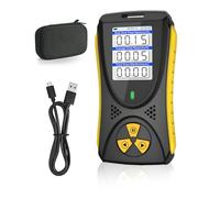 RUIZHI Portable Geiger Counter - Rechargeable Nuclear Radiation Detector for Beta Gamma X-ray Detection, Measures in CPM μSv/h μR/h μSv, Geiger Sensors with LCD Screen
