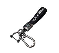 RUIZOGGUD Car Key Rings,For Geely Galaxy EX5 E5 L6 L7 EMI NO.1 Proton E.MAS 7 5 E8 Starry 8 Leather Anti Lost Ring Rotatable Swivel Men And Women Durable and Stylish Personalised Accessory