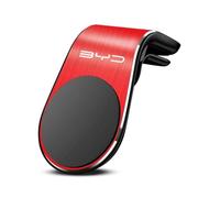 RUIZOGGUD Magnetic Car Phone Holder For BYD Atto 3 Yuan Plus Han Tang EV F3 E6 Song F0 Qin Pro G3 I3 Air Vent Clip Mobile Mount Mobile Air Vent Mount Car Cradles Stable No Jitter,Red