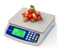 RUJIXU 30kg Electronic Kitchen Scale Digital Food Scale Counting Balance with LCD Display Included 6V poweradapter (Size : 40kg/1g)