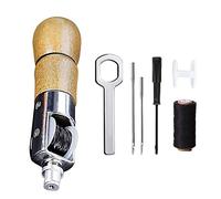 rujjftsy Leather Sewing Awl Thread Kit Manual Sewing Machine Stitching Shoemaker Repair H4L8 Speedy Stitcher Canvas Craft Leathe Tool