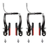 RUJOI Bike Brake kit,Bike V Brake Set with 72mm Superior V-Brake Shoes,Ideal for Mountain,BMX Bike Brake Set Upgrade