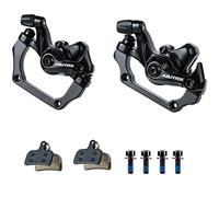 RUJOI Bike Disc Brake Caliper, Aluminum Mechanical Front and Rear Caliper for Road Bike, Mountain Bike