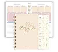 RUKAR Bible Study Journal - Church Notes Journal - Soap Bible Study Notebook for Women - Bible Notebooks for Note Taking - Based Religious Gifts, Beige