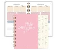 RUKAR Bible Study Journal - Church Notes Journal - Soap Bible Study Notebook for Women - Bible Notebooks for Note Taking - Based Religious Gifts, Pink