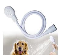 Rukinovi Sink Spray Rubber Hose,Portable Sink Hose Attachment for Faucet,Hand Held Shower Head Sprayer for Bathing Baby,Pets,Washing Hair,Rinsing Vegetables Dog Wash Sprayer