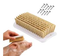 Rukjmqi Activity Toy, Interactive Gentle Soothing 2 in 1, Small Grooming Toy Brush, for Boredom Relief, Game, Training, Massage, Small, Medium, Enclosure, Barns, Yards, Tree