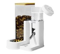 Rukjmqi Automatic Hamster Feeder - Chinchilla Drinking Bottle | Automatic Feeding and Watering Bowl 2-in-1 for Bunny Hamster Gerbil Chinchilla Home Living Room Bedroom