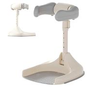Rukjmqi Baby Bath Standing Support, BAB-y Shower Stand Support, 39x33.5x44cm-54cm Ba-byBath with Stand, with Anti-Slip Base, Foldable Portable Bathing Device Wash Seat for Kids Boys Girls
