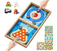 Rukjmqi Board Games for Kids | Desktop Battle Toys | Wood 7-in-1 Educational Battle Toys for School Girls Boys Caregivers Kindergarten Travel Home Classroom Activities