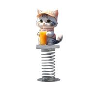 Rukjmqi Car Figures for Dashboard - Auto Center Console Ornament,2D Acrylic Cat Shape Auto Interior Decoration for Truck Sedan RV Desk Bedside Nightstand