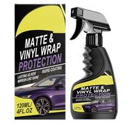 Rukjmqi Car Interior Cleaning Spray - 120ml Matte Coating Hydrophobic UV Protection,Gloss Matte Cleaner Spray | for Stain Dust Oil Film Removal, Door Panel Seat Rubber Wheels