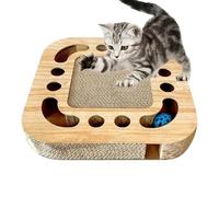 Rukjmqi Cardboard Cat Scratcher | Cat Cardboard | Interactive Track Toy for Play Floor Kitten Scratch Protecting Furniture