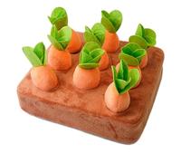 Rukjmqi Dog Carrot Plush Toy, Carrot Patch Dog Toy, Large Carrot Stuffed Dog Toy, Vegetable Chew Toy, Dogs Toys Carrots Harvest Plush Toys, Carrot Dog Game, Soft Carrots Eating Teaching