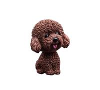 Rukjmqi Dog Nodding Head Car Dashboard Ornaments Puppy Ornament Bobble Head For Car Dashboard Nodding Dog Ornament Car Nodding Dog Doll, Resin Shaking Head Dog Decoration, Nodding Dashboard Crafts Dog