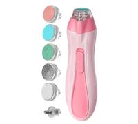 Rukjmqi Electric Nail Clippers | Baby Nail Grinder | Trim Buffer Kit with Led Light Anti-Pinch Battery Powered Children's Manicure Care Set for Boys Girls Babies Daily Use
