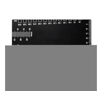 Rukjmqi Fret Rocker, Stainless Steel Ruler for String Set with Inch and Guitar Repair Tool - For Adults, Women, Men, Home, School, Stage, Practice Band