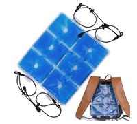 Rukjmqi Gel Cooling Compress, Flexible Gel Compresses, Flexible Cooling Pad, Reusable On the Go Everyday Outdoor Home Student Commuter