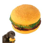 Rukjmqi Hamburger Dog Toy, Realistic burge-r, Squishy burge-r Toy, Premium Quality Dog To-y Squeaky Burge-r, a-merican Classic Burge-r Do-g To-y, Soft Do-g Training T-oy For Dogs And Cats