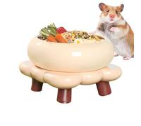 Rukjmqi Hamster Water Bowl,Bite Resistant Pet Food Container | Ceramic Small Animal Food Dish - for Gerbils Deguts Ferrets Squirrels