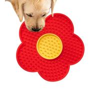 Rukjmqi Lick Pad For Dogs, Lick Pad For Cats, Lick Pad For Slow Feeders, Flower Silicone Butter Lick Pad, Boredom Anxieties Reducer, Perfect For Food, Treats, Yogurt Or peanu Butter, Fun Alternative