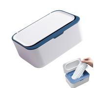 Rukjmqi Multifunctional PP Cloth Box - Creative Storage Solution with Integrated Pull Opening, Preserves Moisture and Freshness of Cloths, Ideal for Everyday Use and Organisation