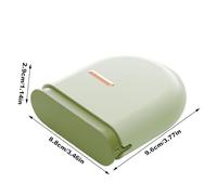 Rukjmqi Retainer Case Denture Box, 2 Retainer Case with Vent Holes, 8.8x9.6x2.9cm Retain-er Holder, Pull Out Invisible Grinding Teeth Guard Holder, Portable Braces Storage Box for Women, Men, ADU