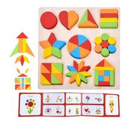 Rukjmqi Shape Puzzle - Toddler Puzzles | Geometric Activities Games for Learning Development Preschool Education Kindergartens Kids Boys Girls