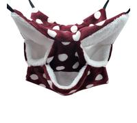 Rukjmqi Sleeping Bag Hammock for Rodents - Three-Layer Warming Sleeping Nest with Hanging System, Breathable and Durable, Creates Cosy Retreat Options in the Terrarium Facility