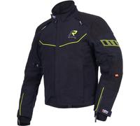 Rukka Armagate Motorcycle Textile Jacket, black-yellow, size 48 for Men