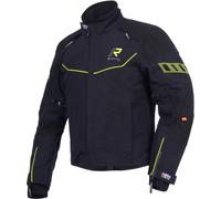 Rukka Armagate Motorcycle Textile Jacket, black-yellow, size 50 for Men