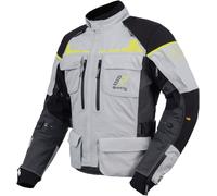 Rukka Ecuado-R Motorcycle Textile Jacket, grey-yellow, size 48 for Men