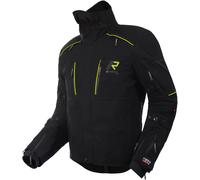 Rukka Flexo-R waterproof Motorcycle Textile Jacket, black-yellow, size 56 for Men