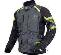 Rukka Madagasca-R Motorcycle Textile Jacket, black-grey-yellow, size 58