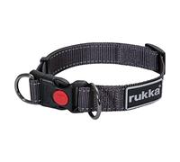 Rukka Pets Adjustable Collar, Smoke, M