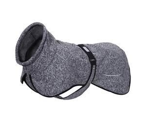 Rukka Pets Fleece Jacket Comfy Black For Dogs, Warm, Comfortable, Reflective