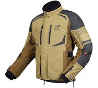 Rukka Ventu-R waterproof Motorcycle Textile Jacket, green-brown, size 48 for Men