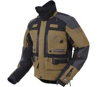 Rukka TitanTrail-R waterproof Motorcycle Textile Jacket, brown/grey, size 58