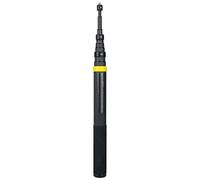 Rukkawwa 36cm Extended to 3m Super Long Carbon Fiber Invisible Selfie Stick for Insta360 for Insta 360 X5 X4 X3 X2 ONE R/RS for GoPro max for DJI OSMO 360 Accessories (Light Gold)