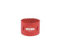 Ruko HSS Bi-Metal Hole Saw with Varied Toothing, Red Finish, 73mm Diameter, R106073