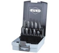 RUKO 116003RO Burr Carbide Set 10-Piece High-Performance Milling Pins