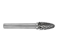 RUKO 116031 Tungsten Carbide Rotary Burr Shape F Ball Nose Tree (R...