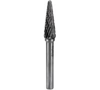 RUKO 116236 Tungsten Carbide Rotary Burr Shape L Round Cone - 12mm
